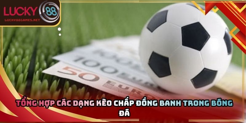 Tổng hợp các dạng kèo chấp đồng banh trong bóng đá